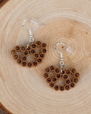 Boucles d'oreilles "Bretzels"