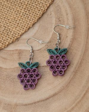 Boucles d'oreilles "Mûres"