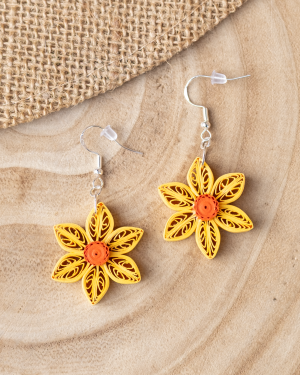 Boucles d'oreilles "Jonquilles"