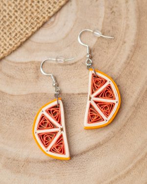 Boucles d'oreilles "Oranges"