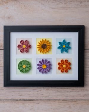 Cadre "Pop art floral - petit"